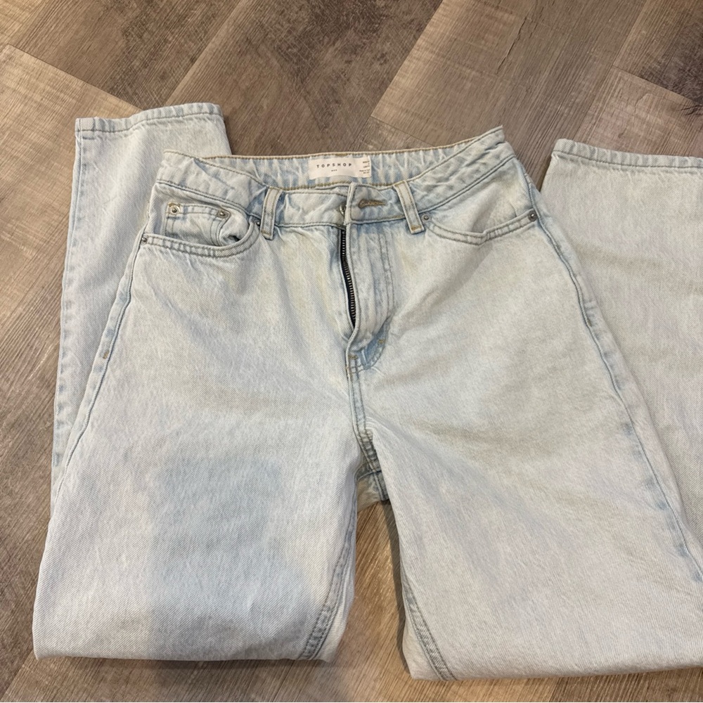 Topshop Sky Blue Mom Jeans‎